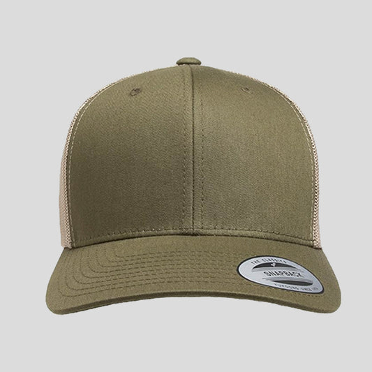 Baseball Cap - Moss/Khaki (Yupoong)