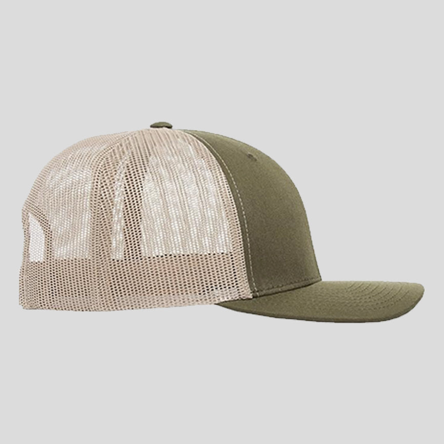 Baseball Cap - Moss/Khaki (Yupoong)