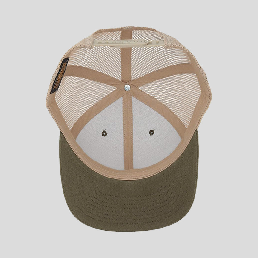 Baseball Cap - Moss/Khaki (Yupoong)