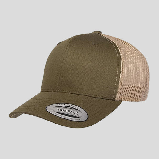 Baseball Cap - Moss/Khaki (Yupoong)