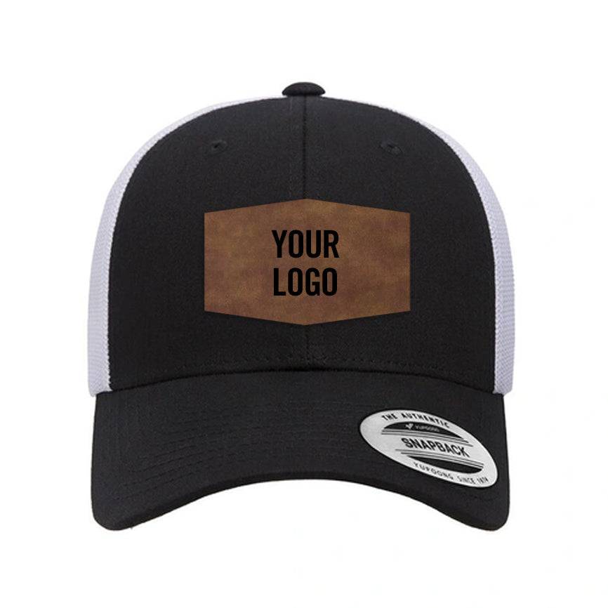 Baseball Cap - Black/White (Yupoong)