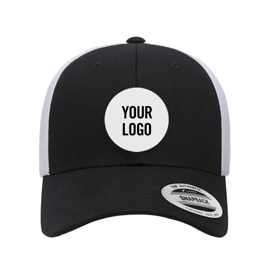 Baseball Cap - Black/White (Yupoong)