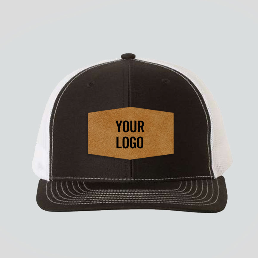 Baseball Cap - Black/White (Richardson)