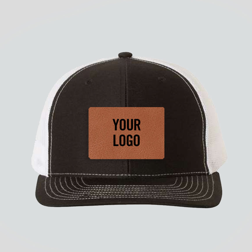 Baseball Cap - Black/White (Richardson)