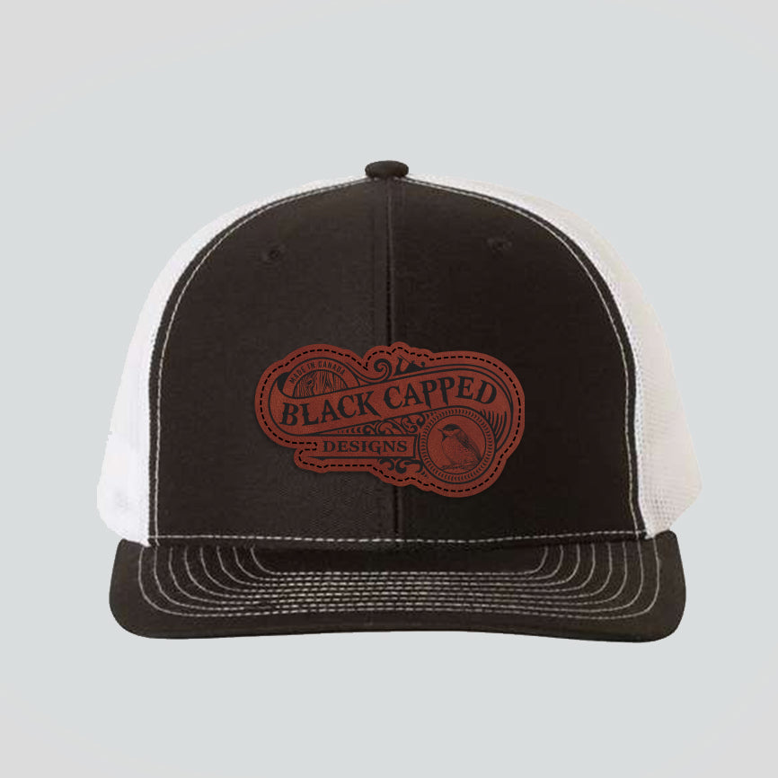 Baseball Cap - Black/White (Richardson)