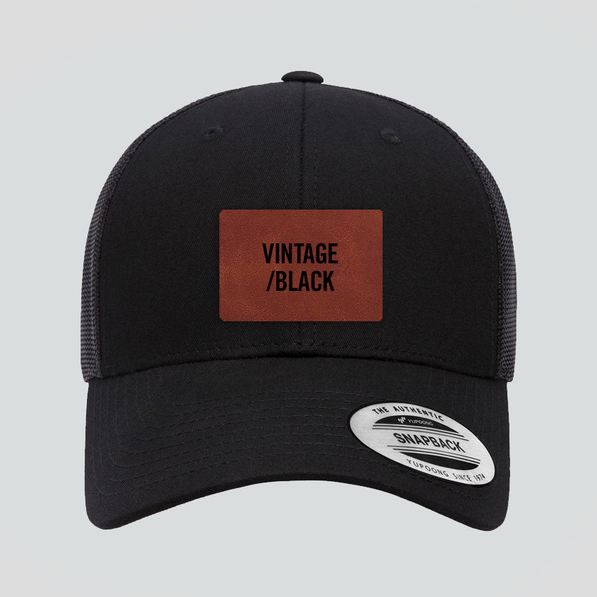 Baseball Cap - Black/Black (Yupoong)