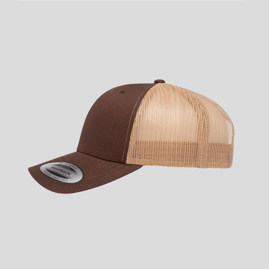 Baseball Cap - Brown/Khaki (Yupoong)
