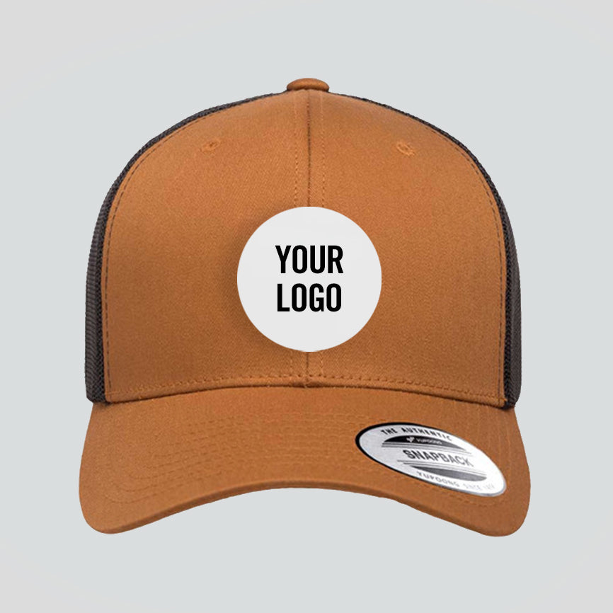 Baseball Cap - Caramel/Black (Yupoong)
