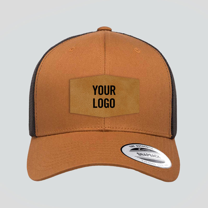 Baseball Cap - Caramel/Black (Yupoong)