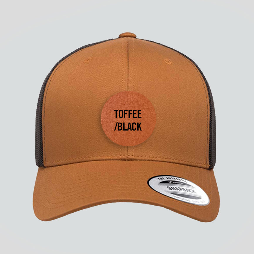 Baseball Cap - Caramel/Black (Yupoong)