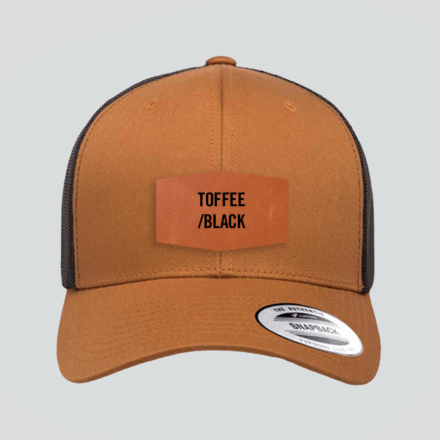 Baseball Cap - Caramel/Black (Yupoong)