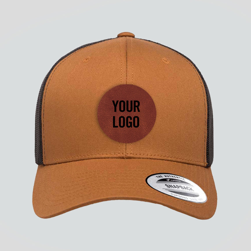 Baseball Cap - Caramel/Black (Yupoong)