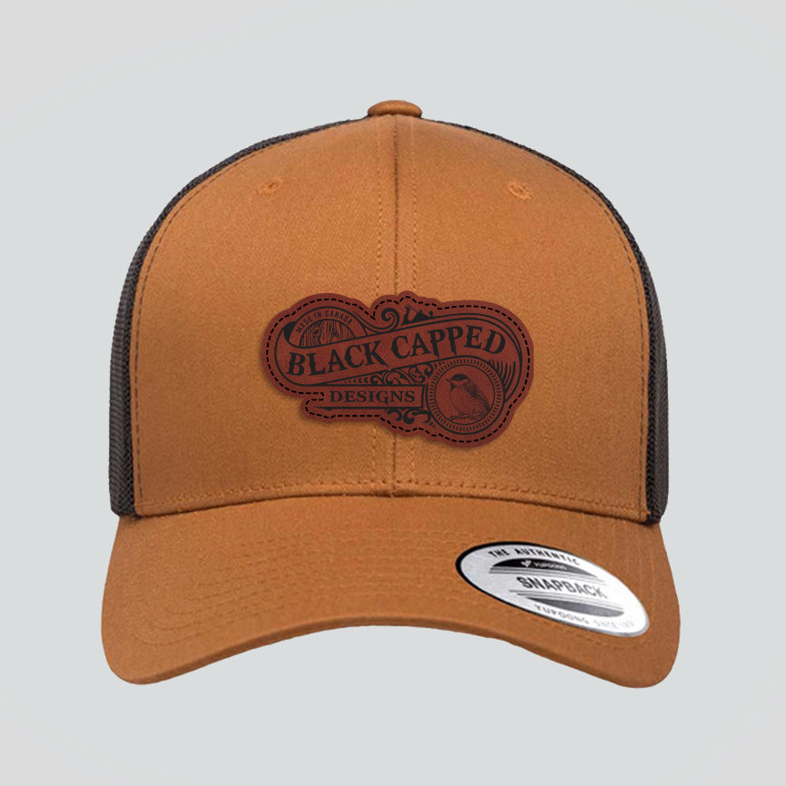 Baseball Cap - Caramel/Black (Yupoong)