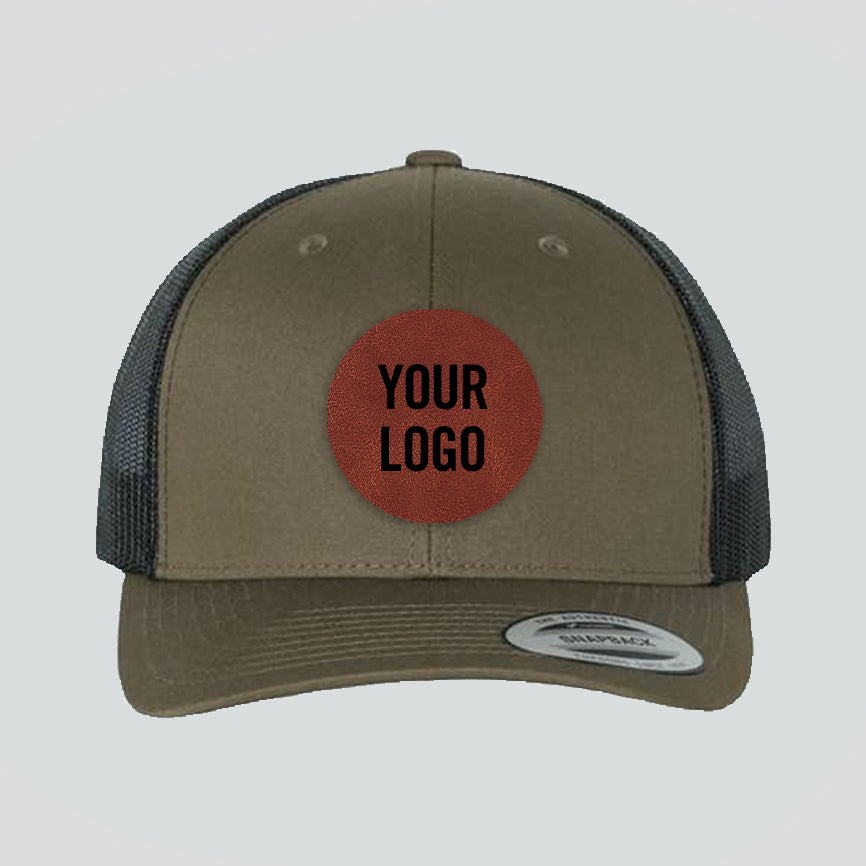 Baseball Cap - Coyote Brown/Black (Yupoong)