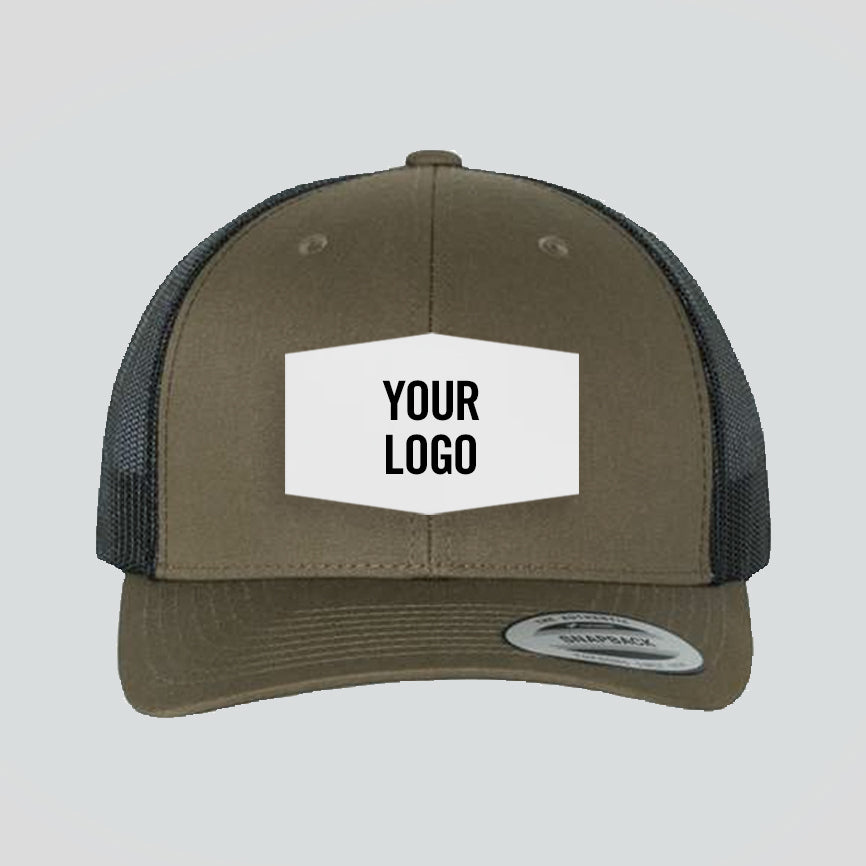 Baseball Cap - Coyote Brown/Black (Yupoong)