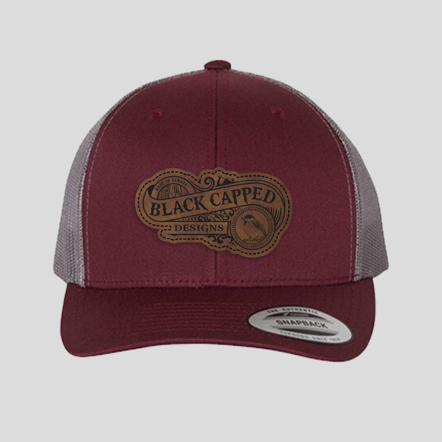 Baseball Cap - Maroon/Grey (Yupoong)