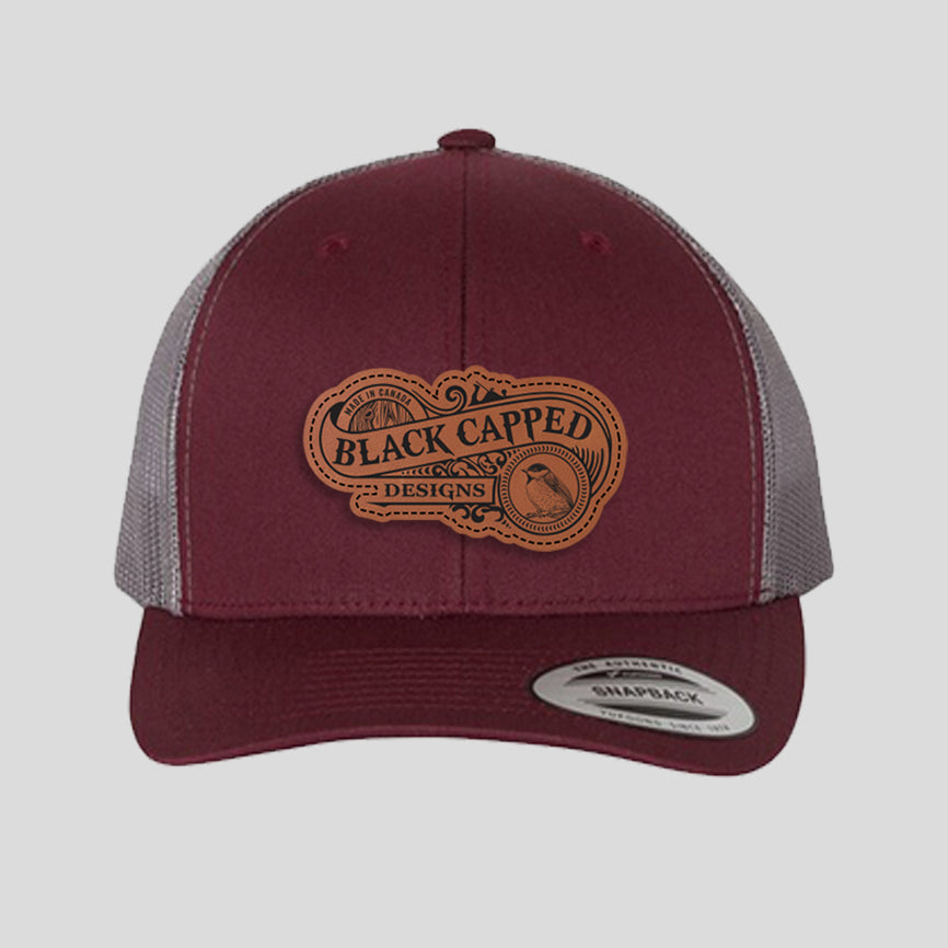 Baseball Cap - Maroon/Grey (Yupoong)