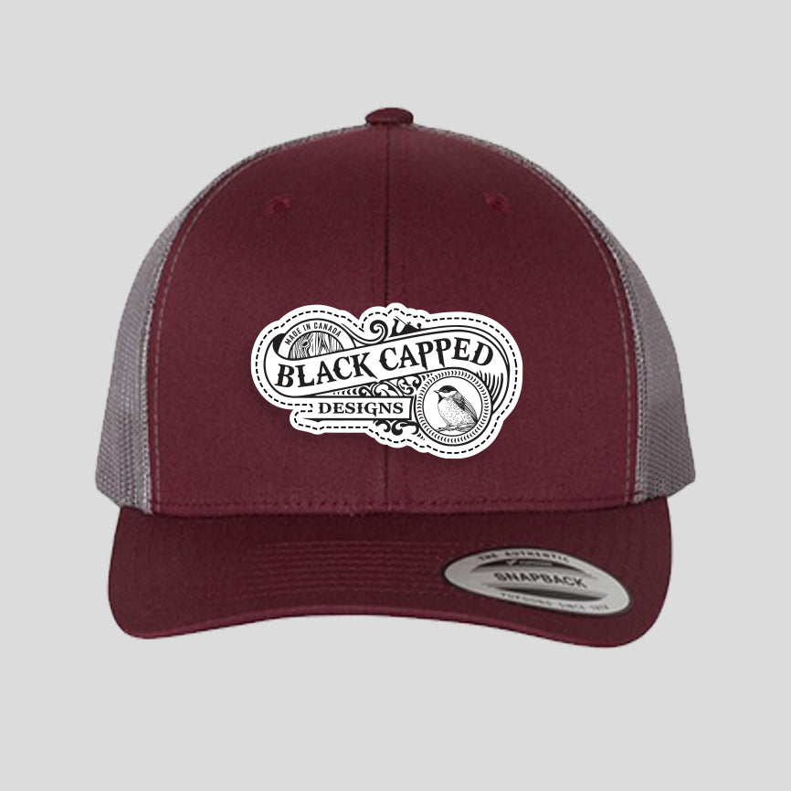 Baseball Cap - Maroon/Grey (Yupoong)