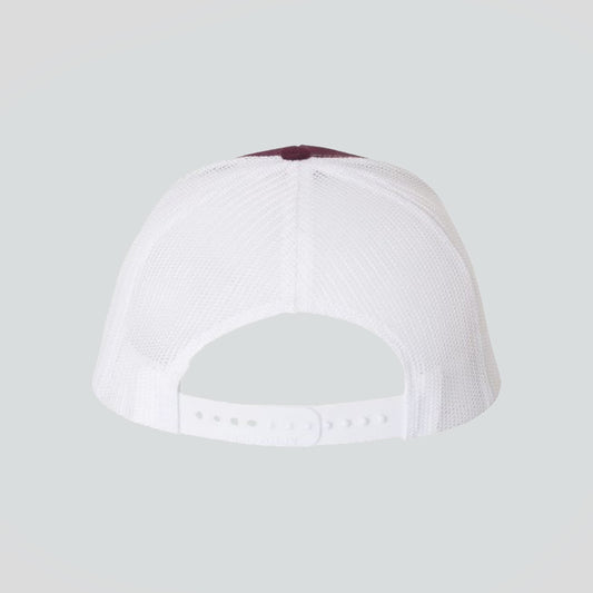 Baseball Cap - Maroon/White (Richardson)