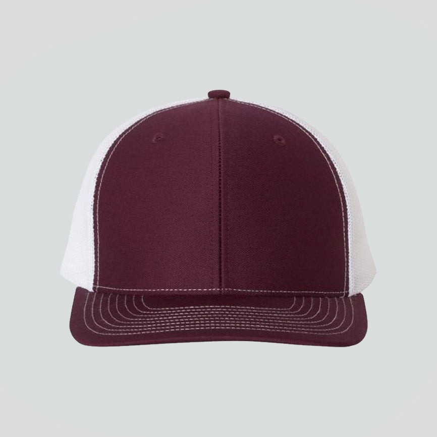 Baseball Cap - Maroon/White (Richardson)