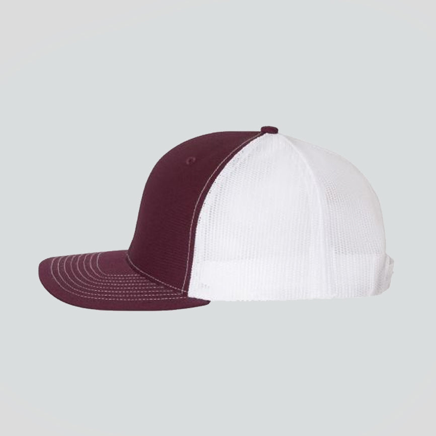 Baseball Cap - Maroon/White (Richardson)