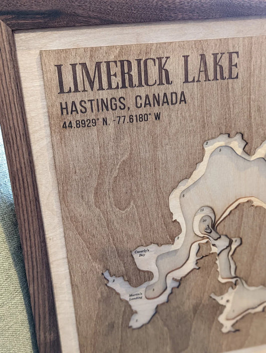 Limerick Lake - Lake Map