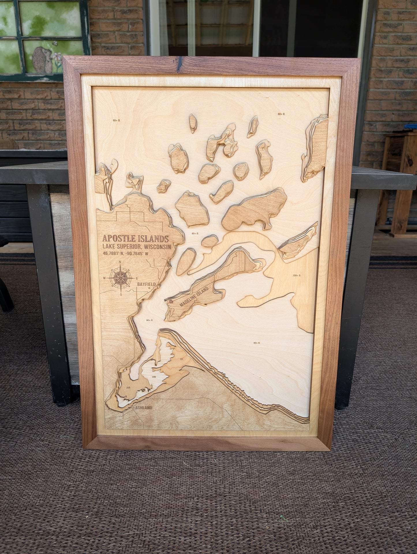 Apostle Islands - Lake Map