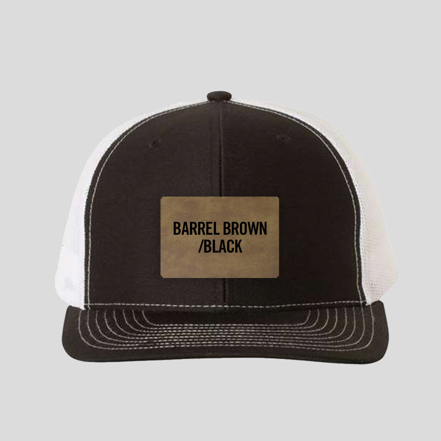 Baseball Cap - Black/White (Richardson)