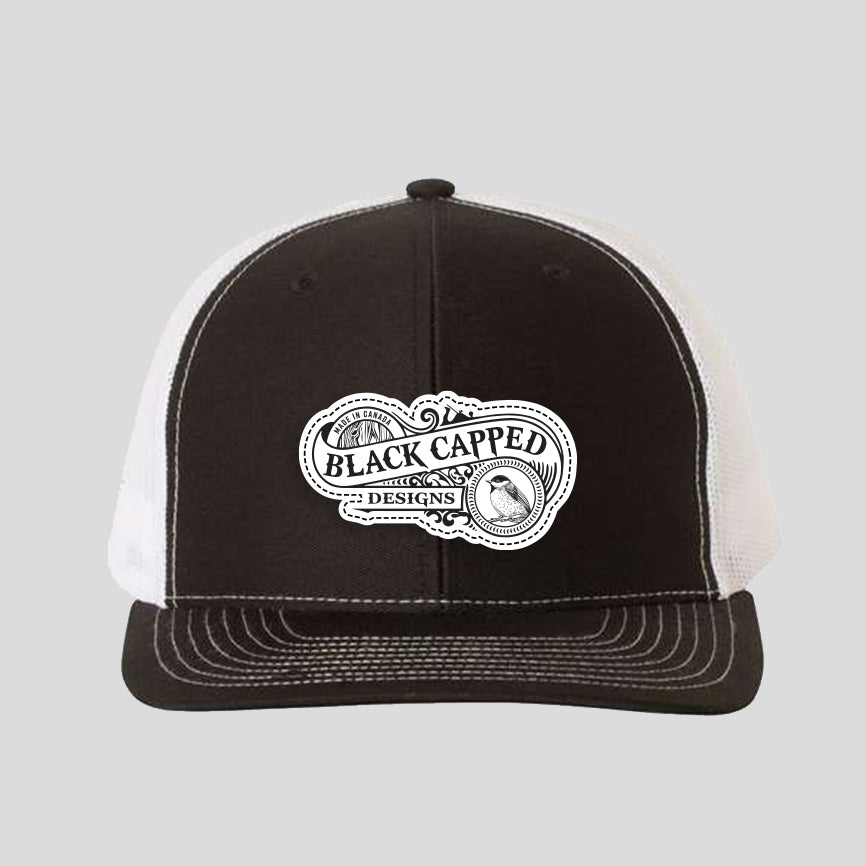 Baseball Cap - Black/White (Richardson)