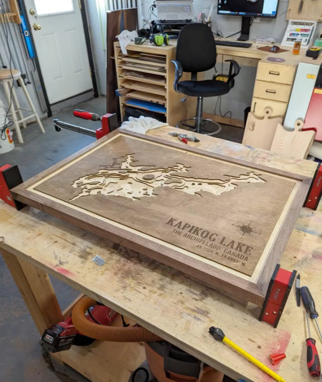 Kapikog Lake - Lake Map