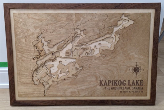 Kapikog Lake - Lake Map