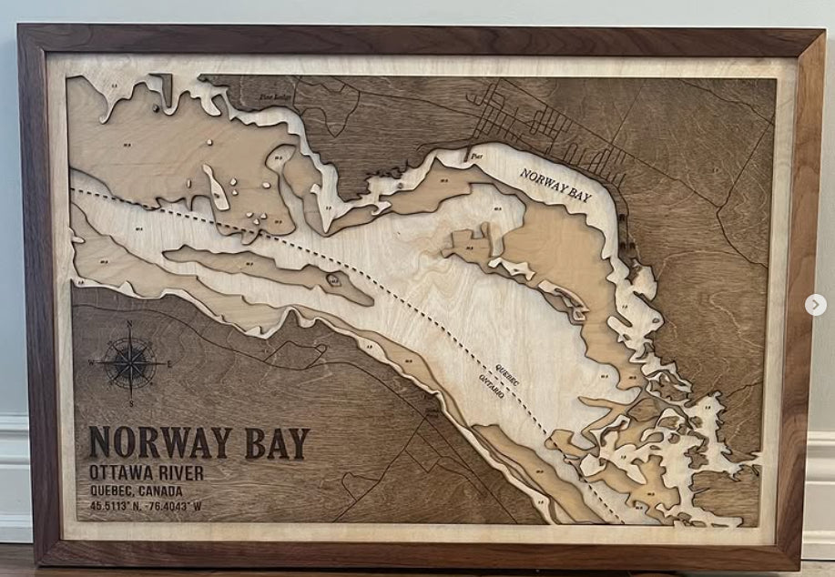 Norway Bay, Ottawa River - Lake Map