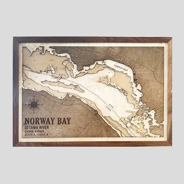 Norway Bay, Ottawa River - Lake Map