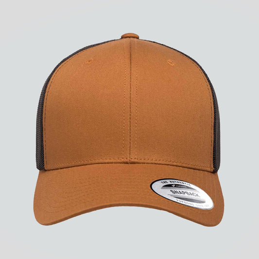 Baseball Cap - Caramel/Black (Yupoong)