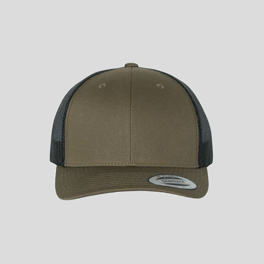 Baseball Cap - Coyote Brown/Black (Yupoong)