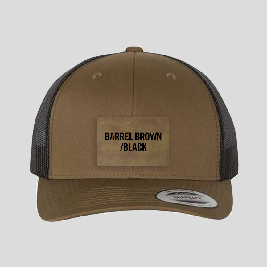 Baseball Cap - Coyote Brown/Black (Yupoong)