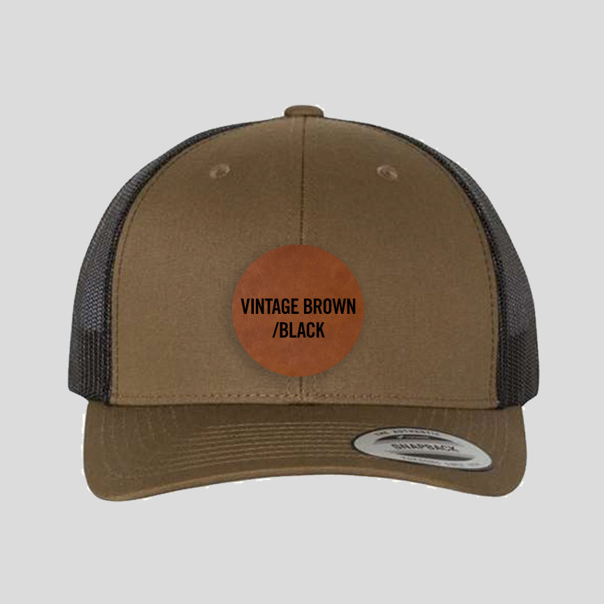 Baseball Cap - Coyote Brown/Black (Yupoong)