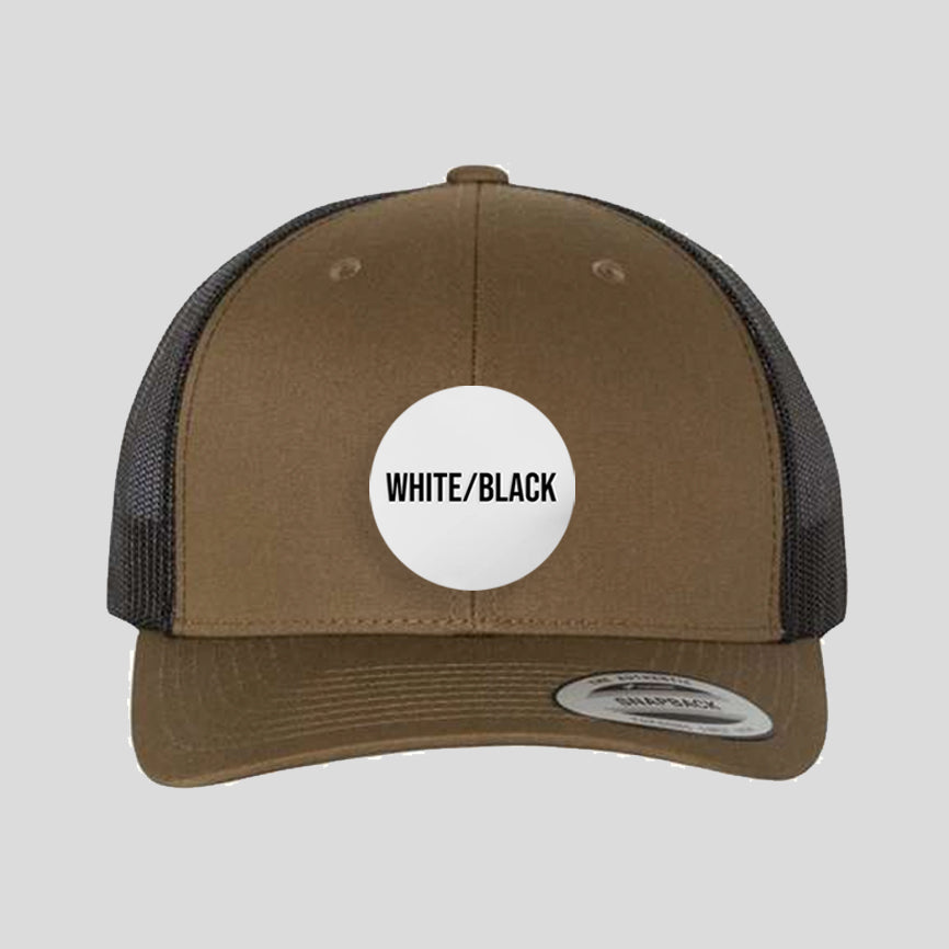 Baseball Cap - Coyote Brown/Black (Yupoong)