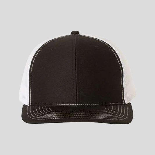 Baseball Cap - Black/White (Richardson)