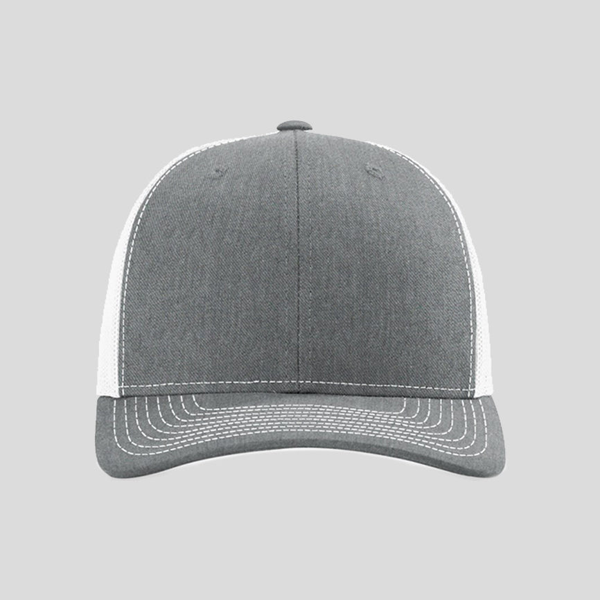 Baseball Cap - Heather Grey/White (Richardson)