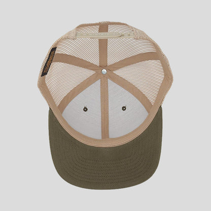 Baseball Cap - Moss/Khaki (Yupoong)