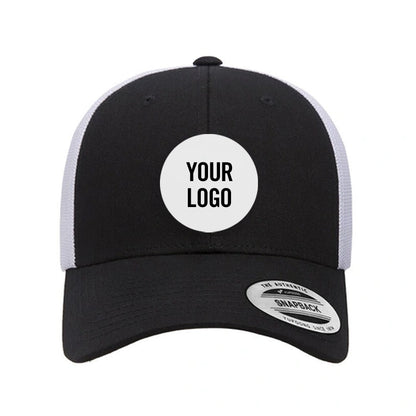 Baseball Cap - Black/White (Yupoong)