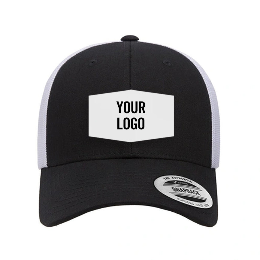 Baseball Cap - Black/White (Yupoong)
