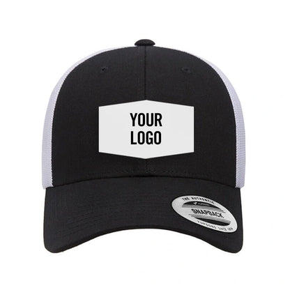 Baseball Cap - Black/White (Yupoong)