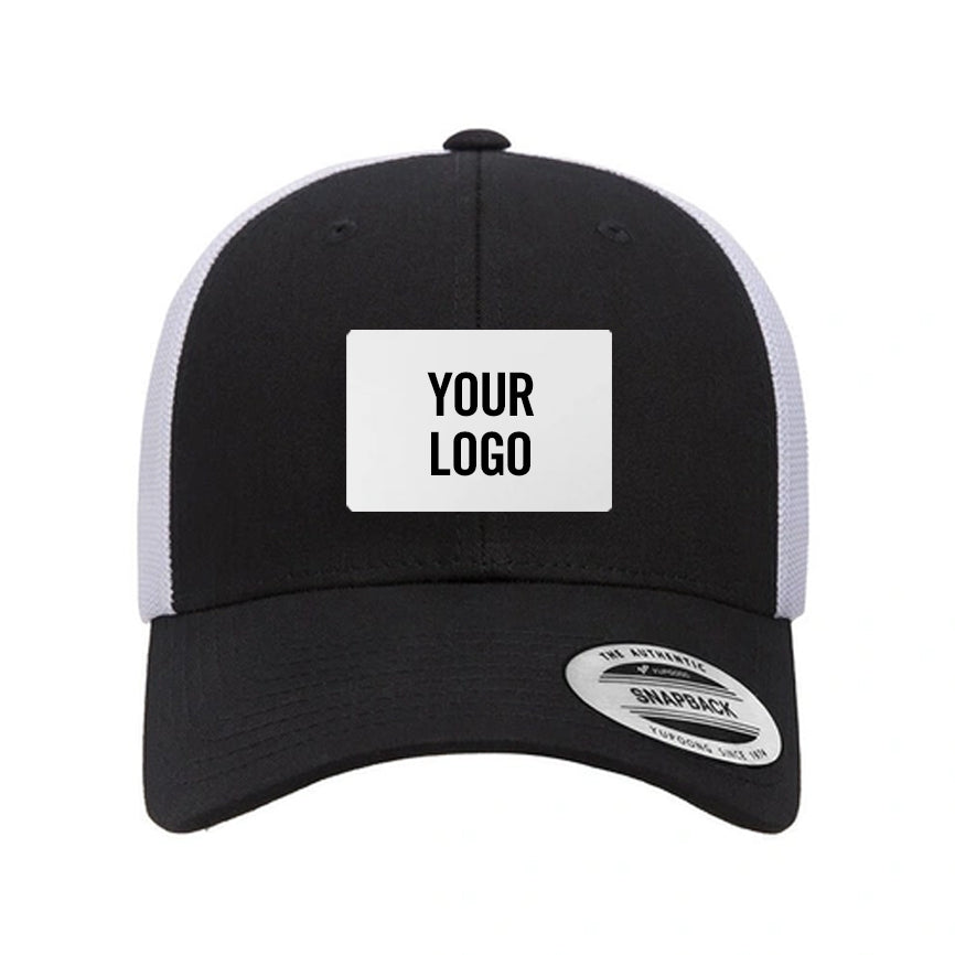 Baseball Cap - Black/White (Yupoong)