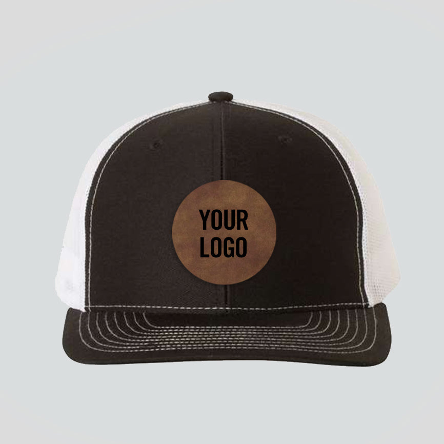 Baseball Cap - Black/White (Richardson)