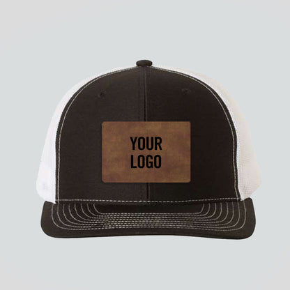 Baseball Cap - Black/White (Richardson)