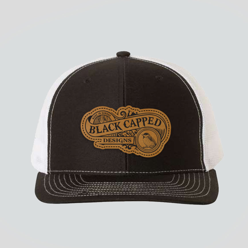 Baseball Cap - Black/White (Richardson)