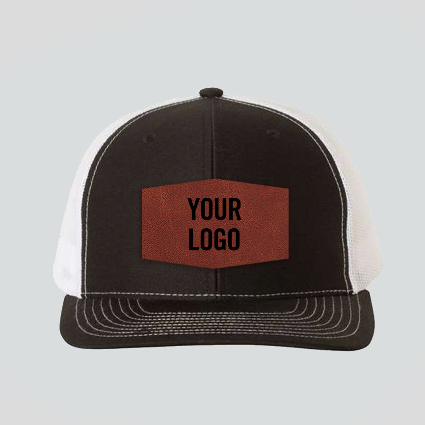 Baseball Cap - Black/White (Richardson)