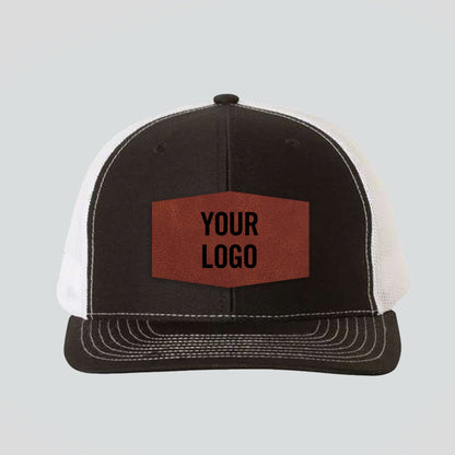 Baseball Cap - Black/White (Richardson)